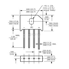 KBU808 800v 8A rectifier bridge